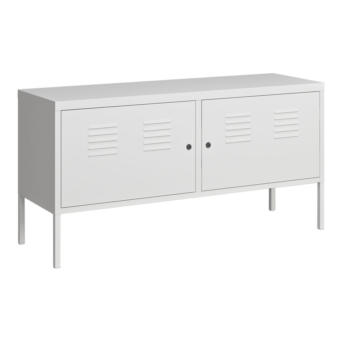 Mueble de salón Pyhtää con 2 puertas acero 118