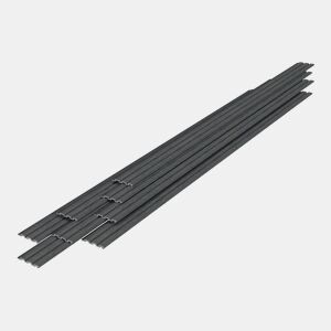 Conjunto de 16x painéis de parede 3D Brunssum 195x12,2 cm - Efeito mármore cinzento NEU.HOLZ