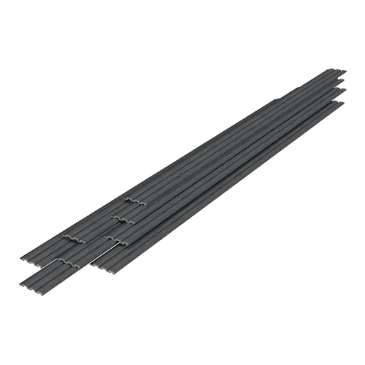 Conjunto de 32x painéis de parede 3D Brunssum 195x12,2 cm - Efeito mármore cinzento NEU.HOLZ