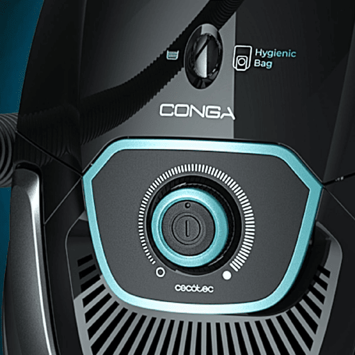 Cecotec Aspirador de 850 W de potência. Com saco. Capacidade máxima do depósito até 2,5 L com filtragem de alta eficiência e tubo telescópico metálico. Inclui acessórios aptos para móveis e cantos que permitem a a limpeza das áreas mais difíceis.