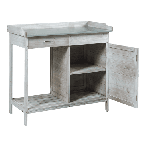 Mesa de Jardim Aliano Spruce 98x48x94cm - Cinzento casa.pro