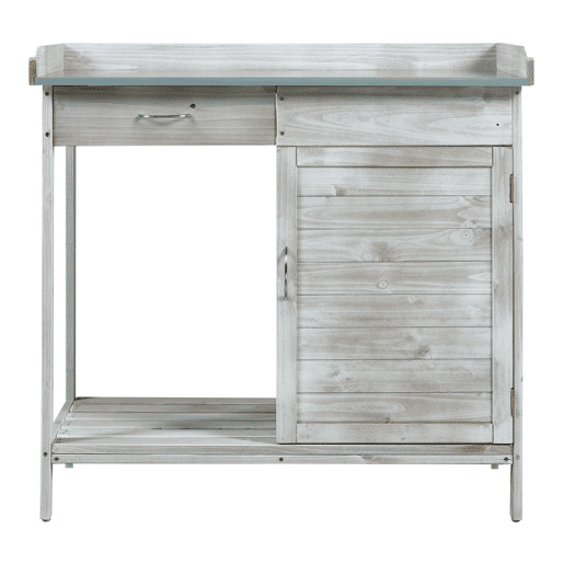Mesa de Jardim Aliano Spruce 98x48x94cm - Cinzento casa.pro