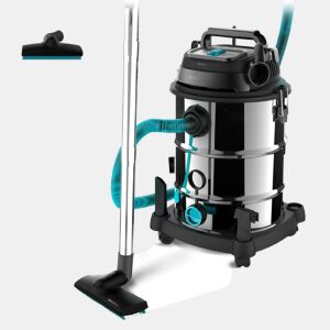 Cecotec Aspirador para sólidos e líquidos de metal que permite uma maior durabilidade e resistência com capacidade de 30 l e 1600 W de potência para resultados perfeitos.