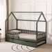 Cama nido de madera para niños MARCEAU 98x197 Cama nido de madera para niños MARCEAU 98x197 Verde