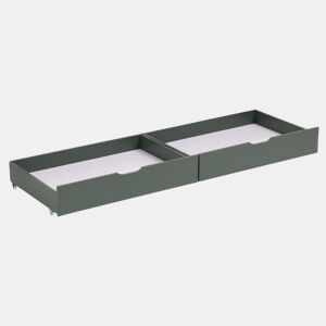 Juego de 2 cajones verdes para guardar bajo de la cama MARCEAU