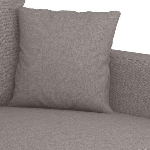 vidaXL Sofá de 2 lugares tecido 140 cm cinzento-acastanhado vidaXL Sofá de 2 lugares tecido 140 cm cinzento-acastanhado