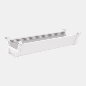 Suporte para cabos de secretária Skegness Metal 55x18x12cm - Branco pro.tec