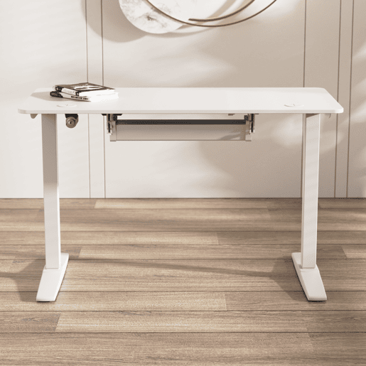 Suporte para cabos de secretária Skegness Metal 55x18x12cm - Branco pro.tec