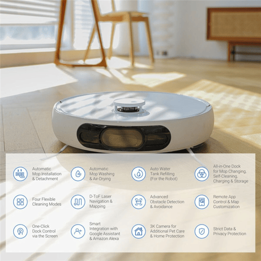 Robot aspirador inteligente Ezviz CS-RS2-TWT2 5200 mAh