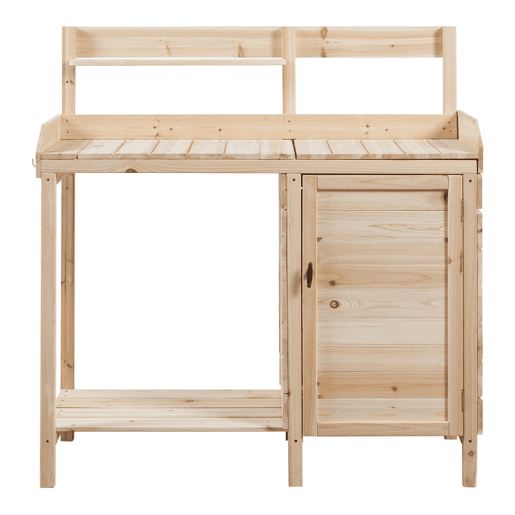 Mesa de Jardim Alessano Spruce 110x107x46cm - Cor de madeira casa.pro