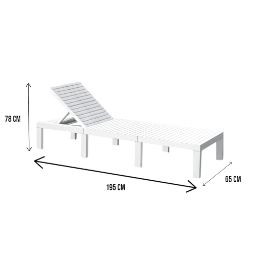 Espreguiçadeira em PVC