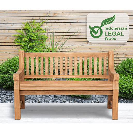 Banco Jackson de madera teca Teca 61X150X93 cm Banco Jackson de madera teca Teca 61X150X93 cm