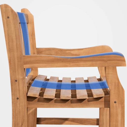 Banco Jackson de madera teca Teca 61X150X93 cm Banco Jackson de madera teca Teca 61X150X93 cm