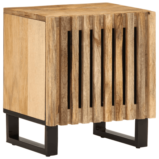 vidaXL Mesa de cabeceira 40x34x46cm madeira de mangueira áspera maciça vidaXL Mesa de cabeceira 40x34x46cm madeira de mangueira áspera maciça