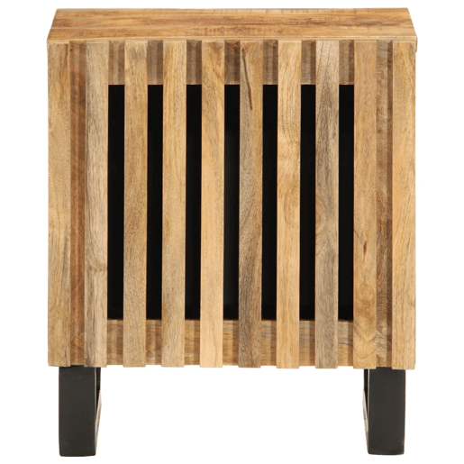 vidaXL Mesa de cabeceira 40x34x46cm madeira de mangueira áspera maciça vidaXL Mesa de cabeceira 40x34x46cm madeira de mangueira áspera maciça