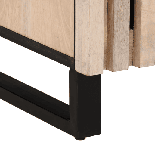 vidaXL Mesas de cabeceira 2 pcs 40x34x46cm mangueira branqueada maciça vidaXL Mesas de cabeceira 2 pcs 40x34x46cm mangueira branqueada maciça