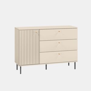 Nova Cashmere Aparador de 1 porta e 3 gavetas