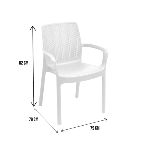 Cadeiras de jardim em PVC Cadeiras de jardim em PVC