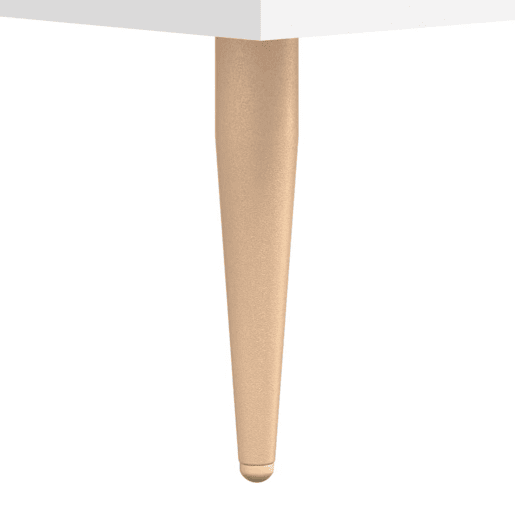 vidaXL Mesas de cabeceira 2 pcs 40x35x47,5 cm deriv. de madeira branco