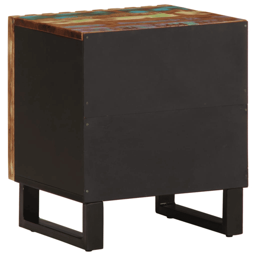 vidaXL Mesas de cabeceira 2 pcs 40x34x46 cm madeira recuperada maciça vidaXL Mesas de cabeceira 2 pcs 40x34x46 cm madeira recuperada maciça