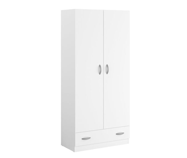 Armario 2 puertas 1 cajón l78 cm - orlando