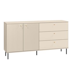 Nova Cashmere Aparador de 2 portas e 3 gavetas