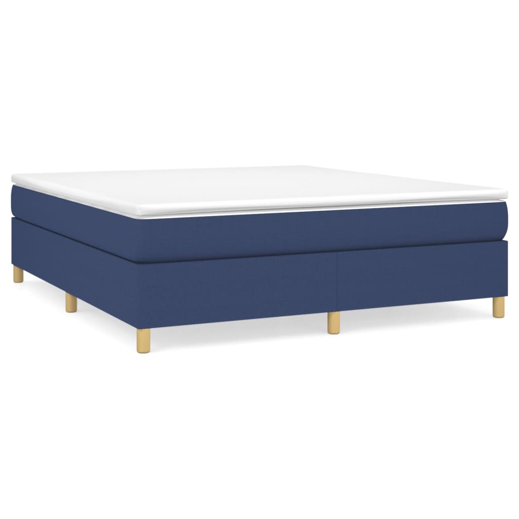 Cama box spring 180x200 Azul