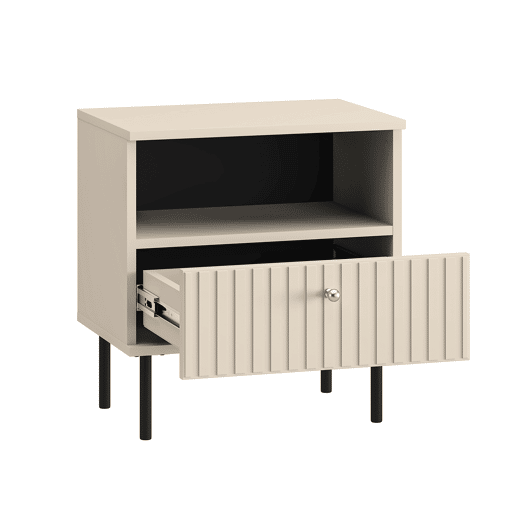 Mesa de cabeceira de 1 gaveta Nova Cashmere