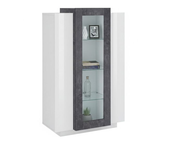Vitrina com efeito madeira
