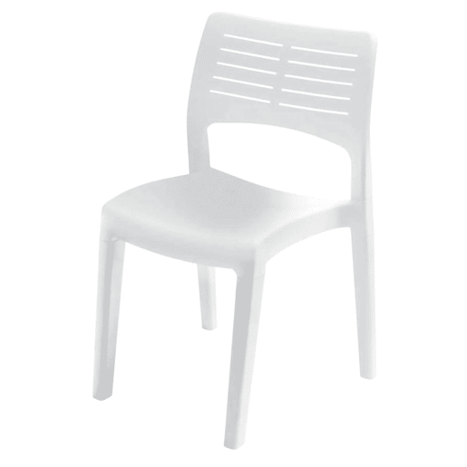 Cadeiras de jardim em PVC