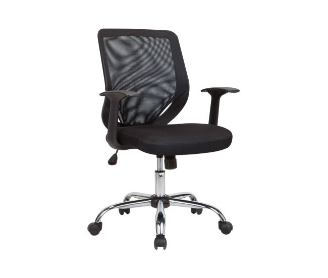 Silla de oficina de malla con reposabrazos Daaro