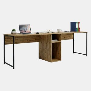 Mesa com efeito de madeira