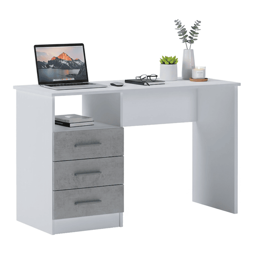 Mesa com efeito de madeira