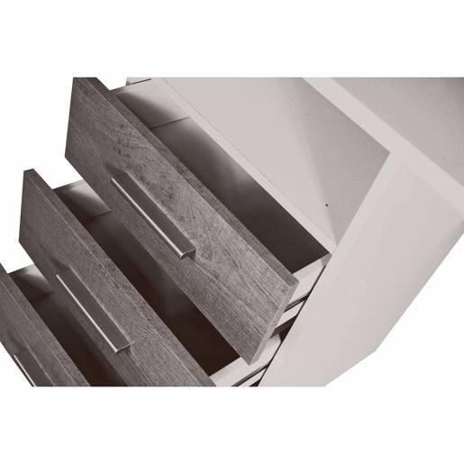 Mesa com efeito de madeira