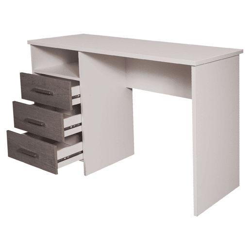 Mesa com efeito de madeira