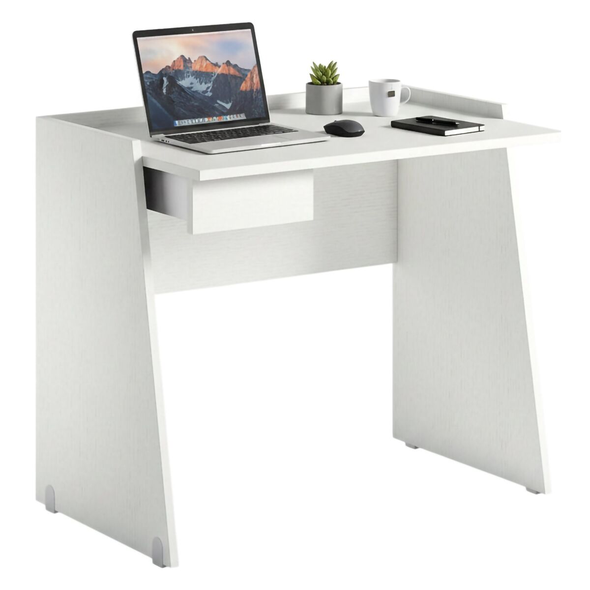 Mesa com efeito de madeira