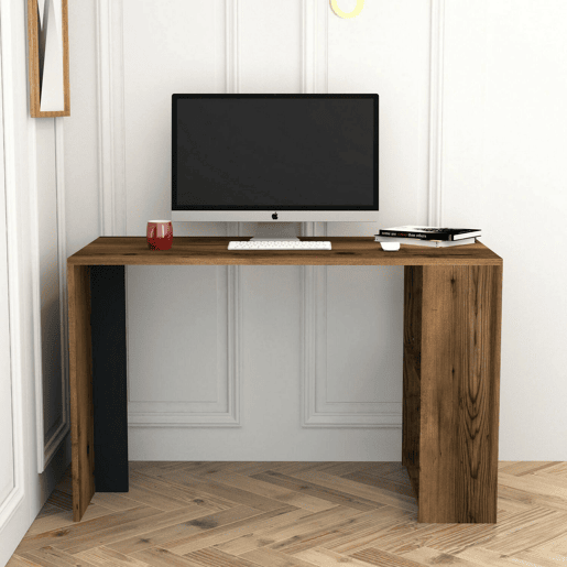 Mesa com efeito de madeira
