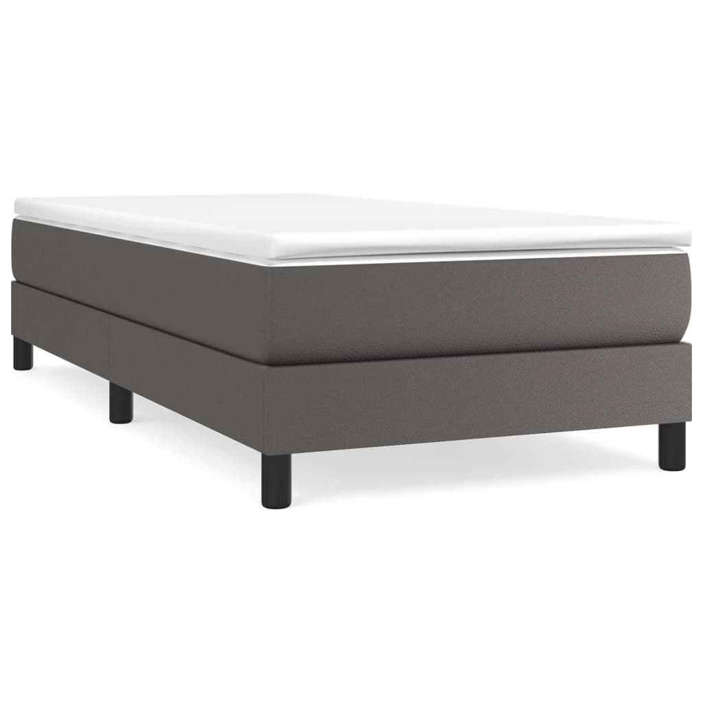Cama box spring 90x200 Gris