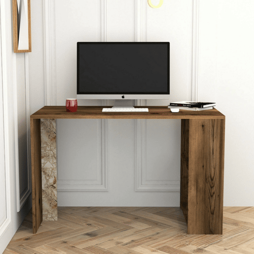 Mesa com efeito de madeira