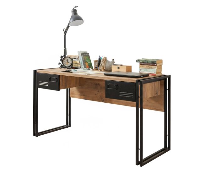 Mesa com efeito de madeira