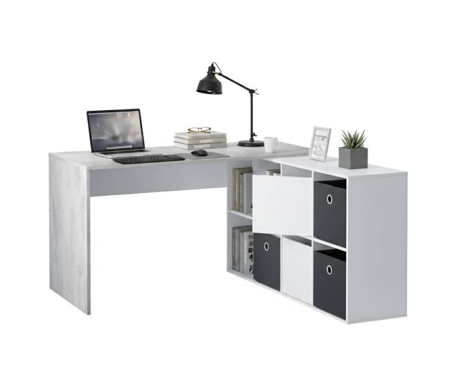 Mesa com efeito de madeira