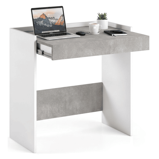 Mesa com efeito de madeira