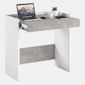 Mesa com efeito de madeira