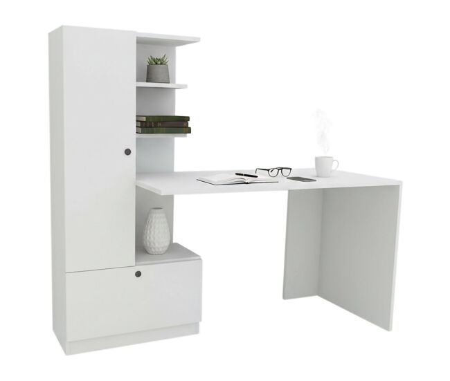 Mesa com efeito de madeira