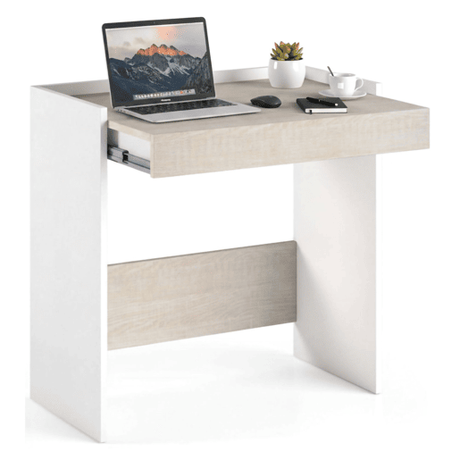 Mesa com efeito de madeira