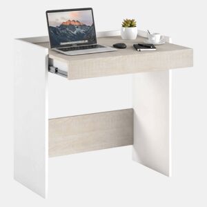 Mesa com efeito de madeira