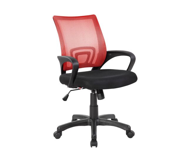 Silla de oficina de malla con reposabrazos Dgell