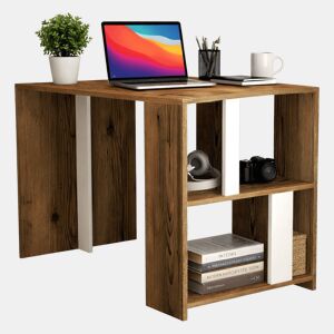 Mesa com efeito de madeira