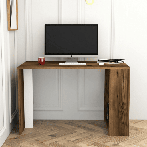 Mesa com efeito de madeira