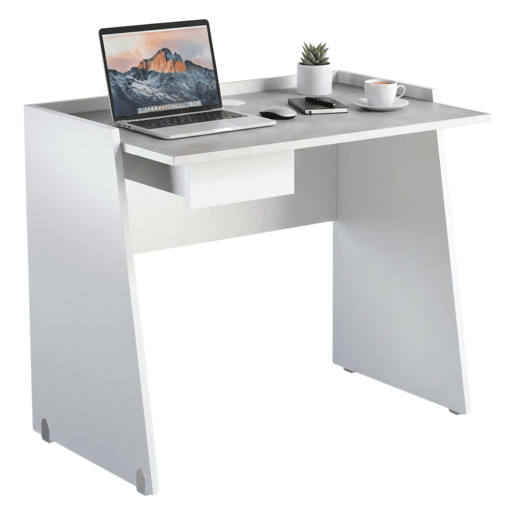 Mesa com efeito de madeira